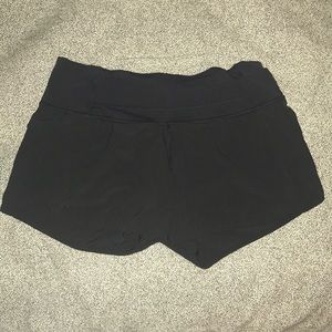 lululemon black shorts